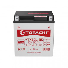 TOTACHI MOTO YTX30L-BS 30 а/ч R AGM TOTACHI MOTO YTX30L-BS 30 а/ч R AGM